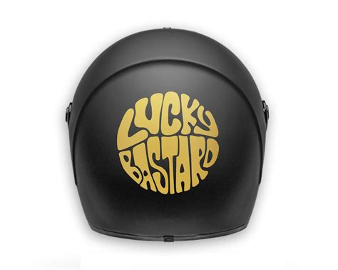 Motorcycle Helmet Sticker / Decal / Waterproof / Funny Text - Etsy