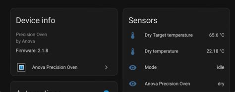 Anova Precision Oven - Share your Projects! - Home Assistant Community