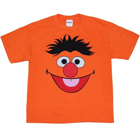 Sesame Street - Sesame Street Ernie Face Toddler T-Shirt - Walmart.com - Walmart.com