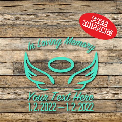 In Loving Memory Decal Multiple Colors and Sizes Available - Etsy