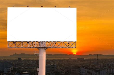 Blank billboard for advertisement stock photo containing billboard and ...