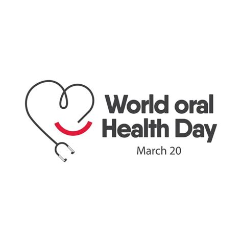 World Health Day Vector Art PNG, World Oral Health Day Logo Vector Template Design Illustration ...