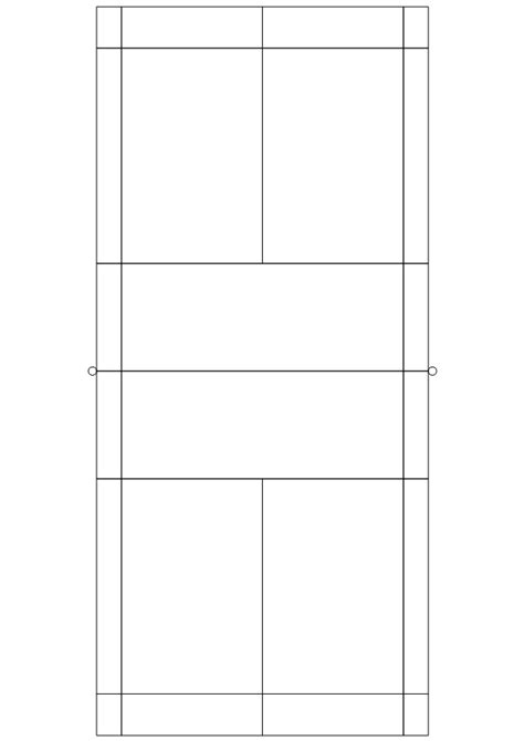 Badminton Court Diagram