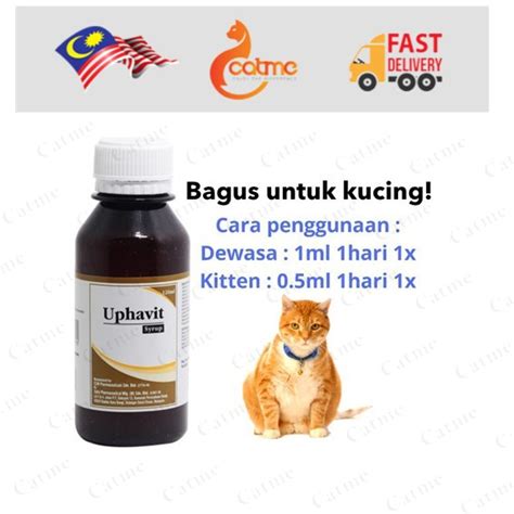 Uphavit Ubat Selsema Kucing - Syrup 120ml | Shopee Malaysia