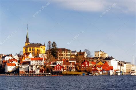 Old town of Arendal, Norway – Stock Editorial Photo © mariuszks #66889157