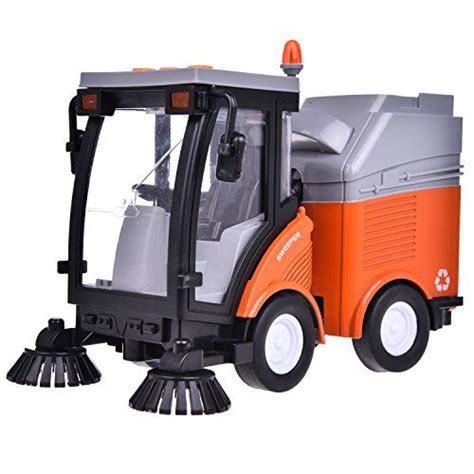 Street Sweeper Truck Toy Friction Powered Trash Car Vehic... | Sweeper truck, Toy street, Toy trucks