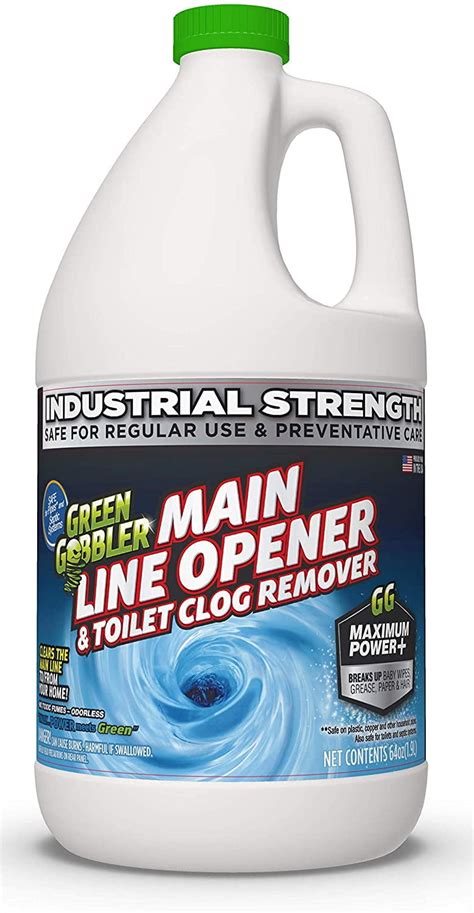 Green Gobbler Ultimate Main Drain Opener + Drain Cleaner + Hair Clog ...