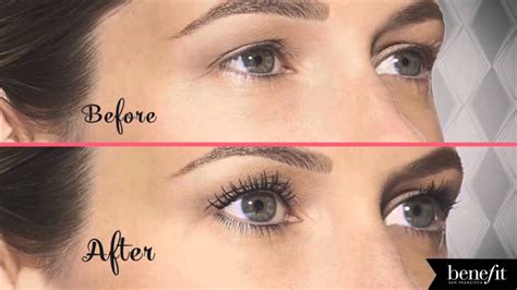 Benefit Cosmetics Roller Lash Mascara Before & After | Ulta Beauty ...