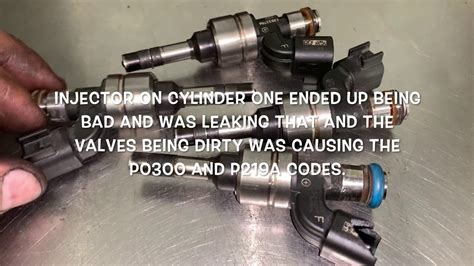 GMC TERRAIN P219A, P0300 FUEL INJECTOR - YouTube