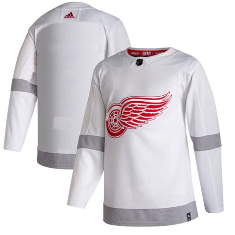 Men's Detroit Red Wings adidas White 2020/21 Reverse Retro Authentic Jersey