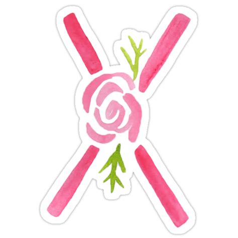 "x sticker" Stickers by Meredith Tinkle | Redbubble