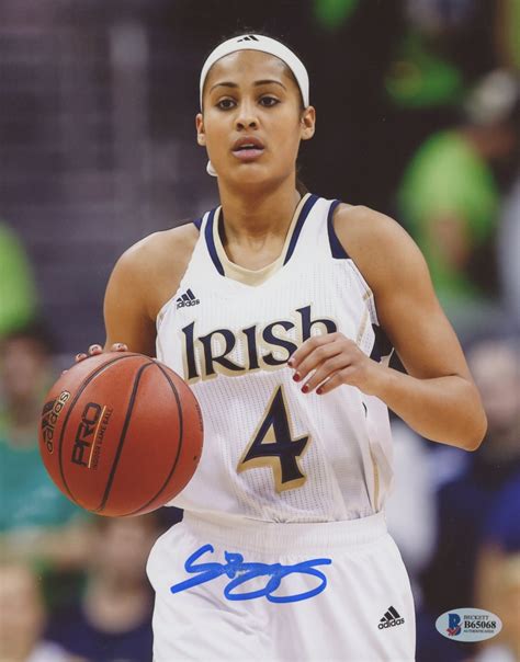 Skylar Diggins-Smith Signed Notre Dame Fighting Irish 8x10 Photo ...