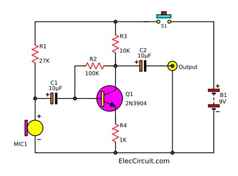 Condenser Mic Preamp Circuit Diagram - IOT Wiring Diagram