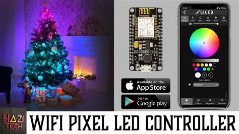 DIY App Controlled Smart Christmas Lights | Control Pixel LEDs via Wi ...