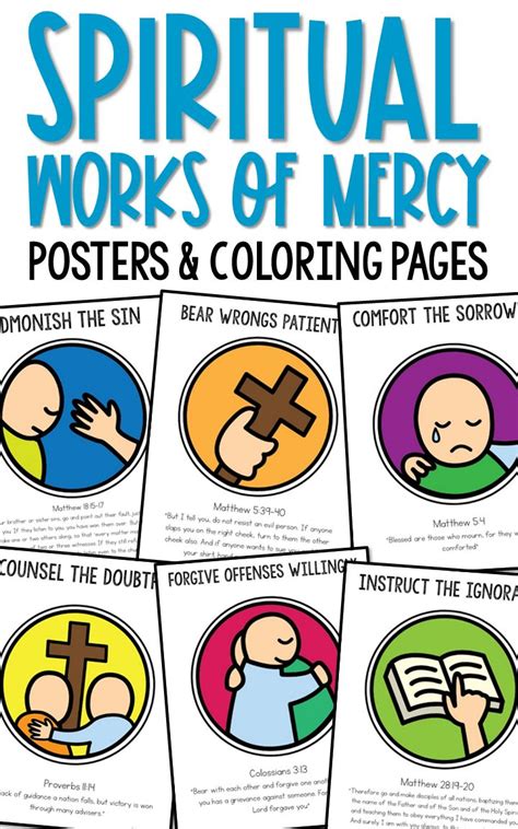 Spiritual Works Of Mercy For Kids