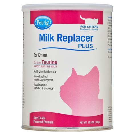 PetAg Milk Replacer Plus for Kittens, 10.5 oz. - Walmart.com