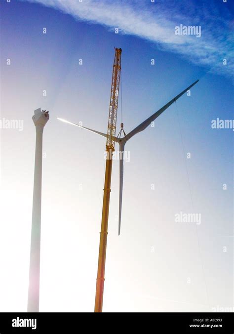 Wind turbine in the construction Stock Photo - Alamy