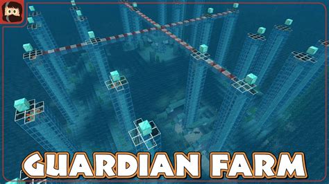 Drop Kill Guardian Farm EASY Tutorial For Minecraft 1.19 Bedrock - YouTube