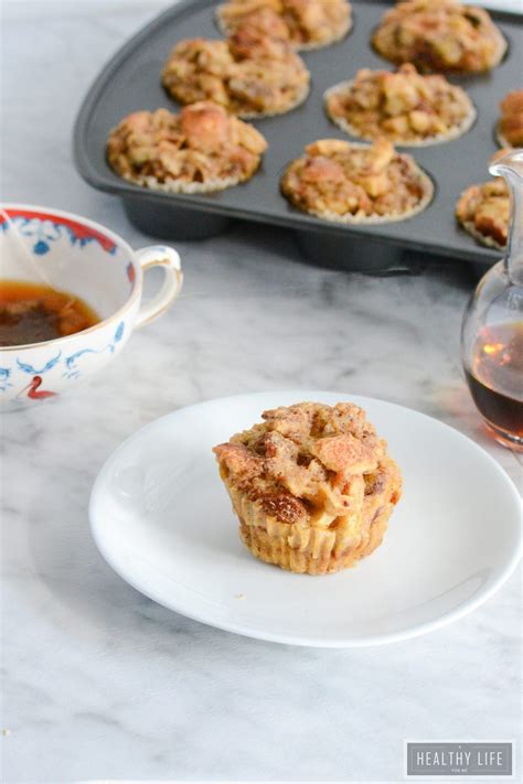 Bread Pudding Muffins - A Healthy Life For Me