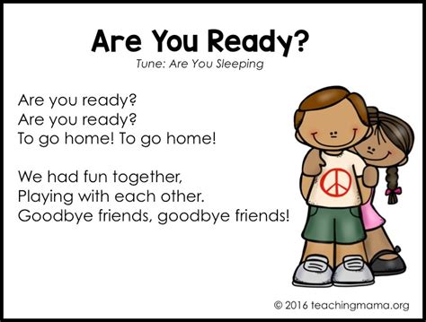 Are You Ready? Preschool Poems, Kindergarten Songs, Preschool Circle Time, Preschool Music, Kids ...