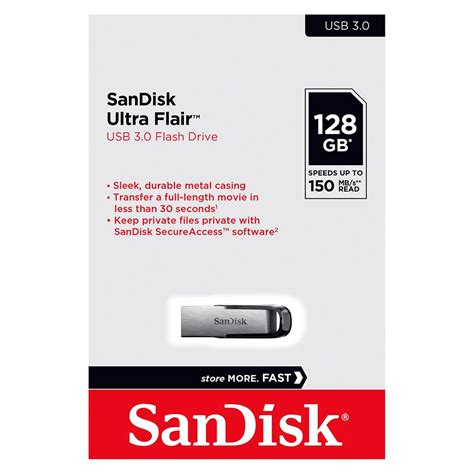 SanDisk 128GB Ultra Flair USB 3.0 Flash Drive - Khawaja Photos