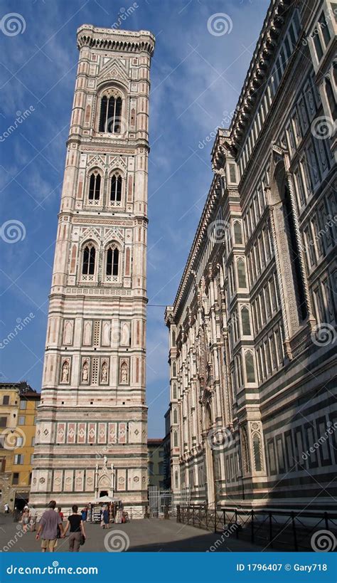 Bell Tower and Cathedral in Florence Stock Image - Image of christian, sculpture: 1796407