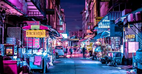 Neon Photography of Bangkok at Night by Xavier Portela http://mymodernmet.com/neon-photography ...