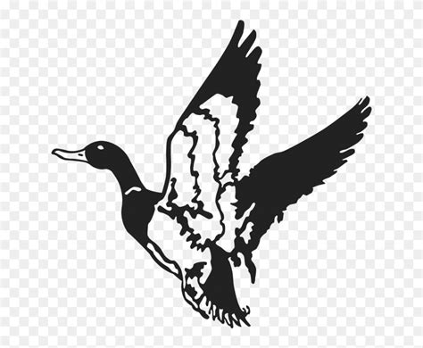 Duck Mallard Decal Waterfowl Hunting - Flying Duck Clip Art - Png Download (#5529732) - PinClipart