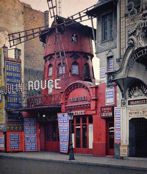 Lost In History on Instagram: “The original Moulin Rouge in 1914, the year before it burned down ...