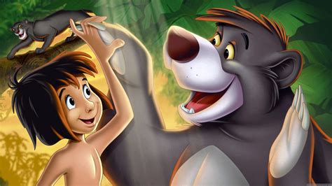 🔥 Free Download The Jungle Book Baloo Bear And Mowgli Hd Wallpaper ...