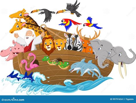 Noah's Ark Cartoon Vector | CartoonDealer.com #19120755