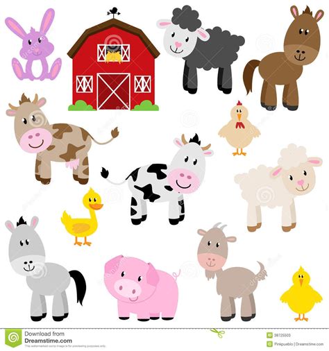 Farm Animals Clipart Transparent Background