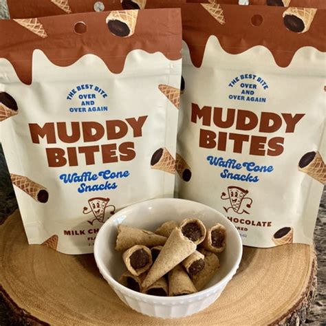 Variety Pack Muddy Bites | Bite-Sized Waffle Cones Filled With Chocolate!