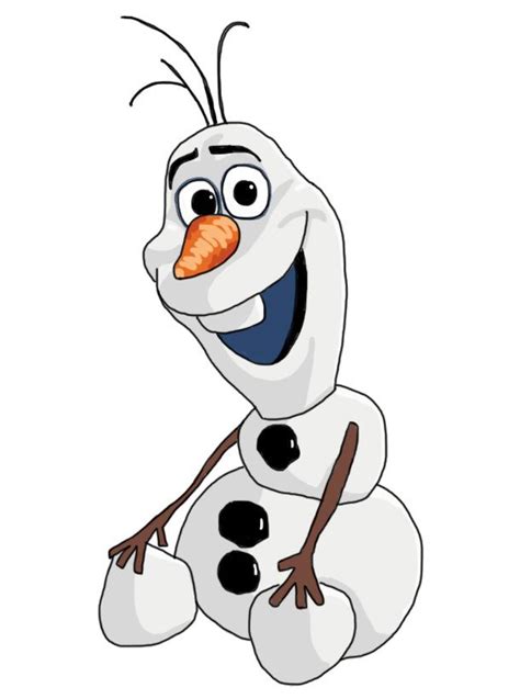 Learn To Draw Frozen's Olaf the Snowman Step-by-Step! | Frozen drawings ...