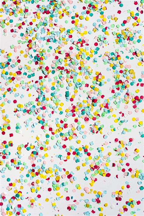 "Confetti Background" by Stocksy Contributor "Vera Lair" - Stocksy