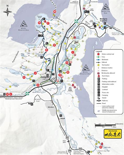 Around town map Icefields Parkway, Town Map, Banff, Truth, Activities