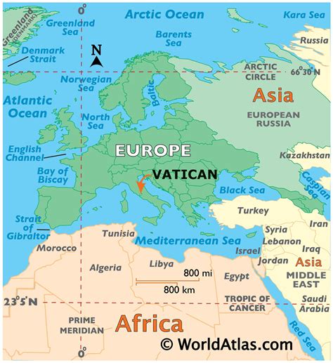 Vatican Maps Including Outline and Topographical Maps - Worldatlas.com