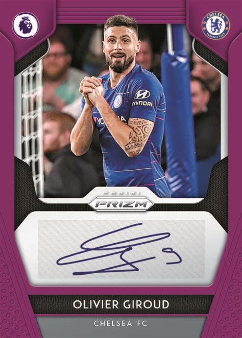 2019-20 Panini Prizm English Premier League Soccer Cards Checklist