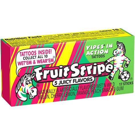 Fruit Stripe Gum 1.76oz - Walmart.com - Walmart.com