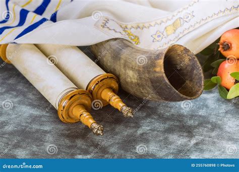 Yom Kippur Jewish Holiday Religious Tradition Attributes and Symbols Stock Photo - Image of ...