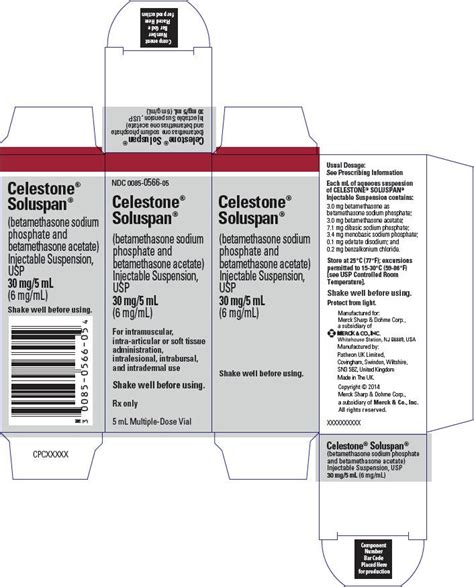 Celestone Soluspan - FDA prescribing information, side effects and uses