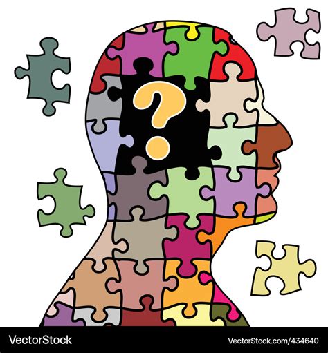 Puzzle man Royalty Free Vector Image - VectorStock