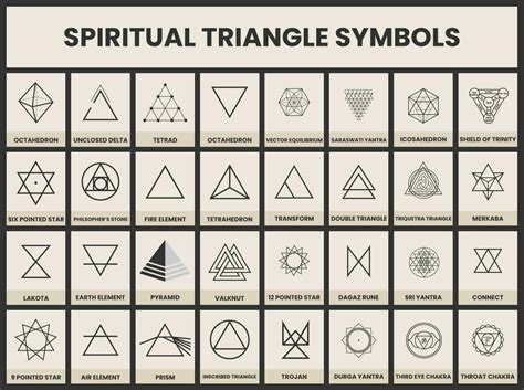 SPIRITUAL TRIANGLE SYMBOL, VECTOR DESIGN. Ep 10 28122801 Vector Art at Vecteezy