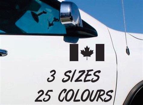 Canada Flag Vinyl Decal Sticker Canada Flag Symbol - Etsy