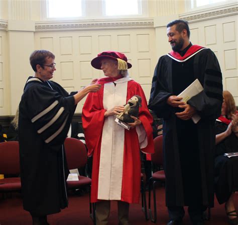 Dr. Goodall receives Honorary Doctorate, signs MOU with UWinnipeg | University of Winnipeg News