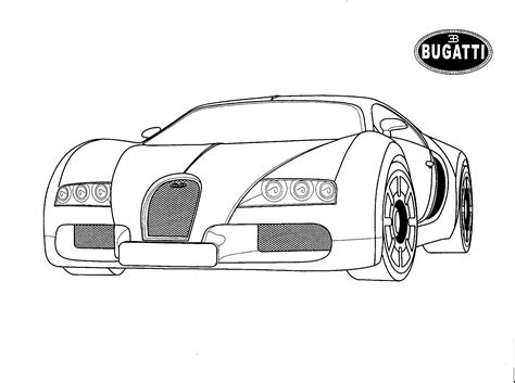 Coloriage - Bugatti (Italie)