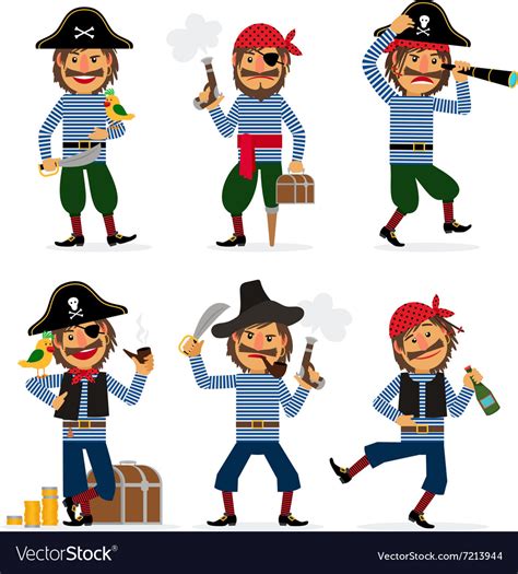 Pirate Cartoon Characters