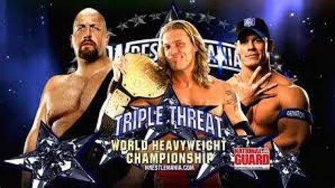 John Cena VS Edge VS Big Show World Heavyweight Championship match ...