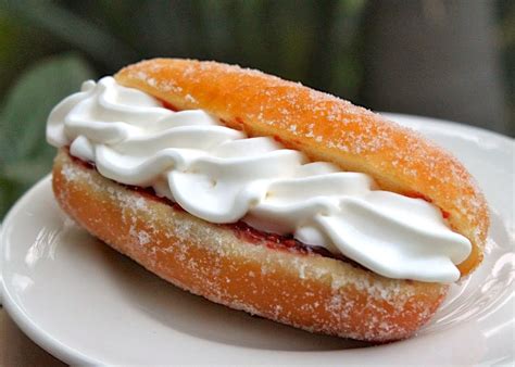 Cream Doughnut like in Scotland | Doughnut recipe easy, Homemade donuts ...