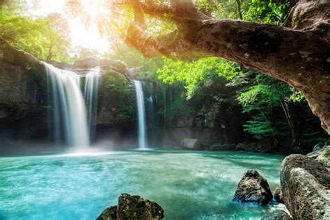 Haew Suwat Waterfall, Khao Yai National Park, Thailand jigsaw puzzle in Waterfalls puzzles on ...